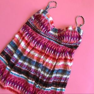 Billabong Vibrant Striped Crop Top